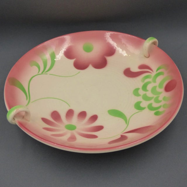 1920s Ceramic Cake Plate from Villeroy & Boch Mettlach, 1920s For Sale - Image 5 of 5