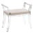 Neoclassic Acrylic Bench For Sale