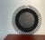 1950s Vintage Round Wicker Sunburst Wall Mirror For Sale - Image 5 of 13