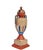 Japanese Antique Japanese Thousand Faces Egyptian Revival Covered Pedestal Urn, Circa 1920 For Sale - Image 3 of 7