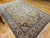 Vintage Persian Tabriz Rug, Hand-Knotted Wool, Floral Pattern, Moss Green & Caramel, 7x10 For Sale - Image 11 of 18