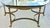 Vintage LaBarge Hexagonal Brass Hoof Footed Glass Top Coffee Table For Sale - Image 10 of 13