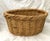 Thick Woven Rattan Oval Basket For Sale In Palm Springs - Image 6 of 6