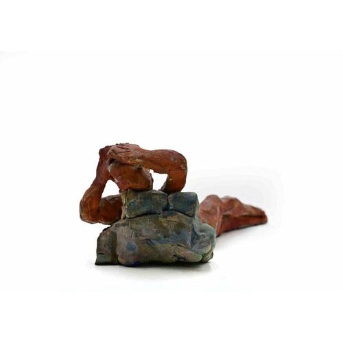 Painted terracotta sculture realized by sirio pellegrini in 1960s. Good condition. Sirio pellegrini, born in rome on march...