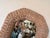 1980s Vintage Coastal Organic Woven Wicker Octagonal Wall Mirror For Sale - Image 9 of 13