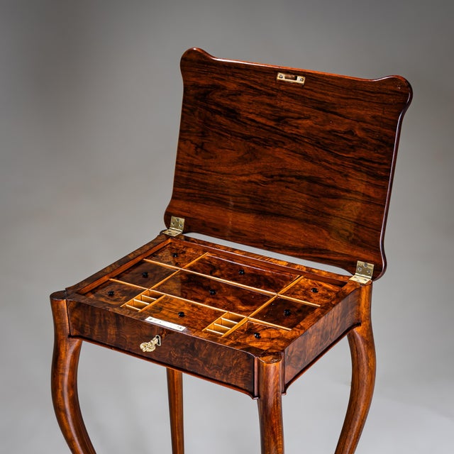 Wood Sewing Table, Late 19th Century For Sale - Image 7 of 11