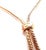 Bulgari Rose Gold Amethyst Chalcedony Tourmaline Lariat Necklace For Sale - Image 11 of 15