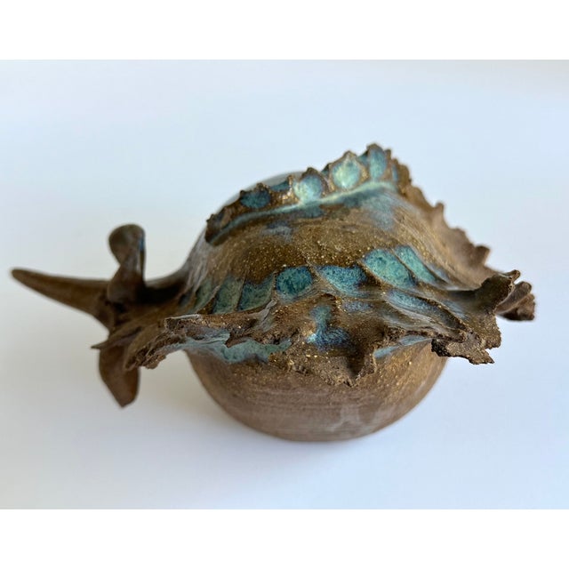 Robert Maxwell Studio Pottery Critter Style Animal Figure For Sale - Image 4 of 7