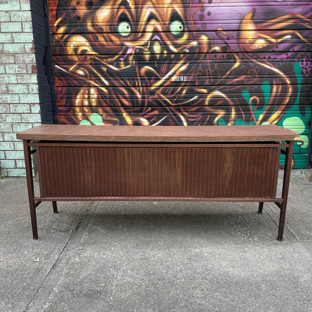 Alcoa Aluminum Alcoa/Reynolds/Gf Studios for Gordon Bumshaft Italic Credenza Mid-Century Modern For Sale - Image 4 of 12