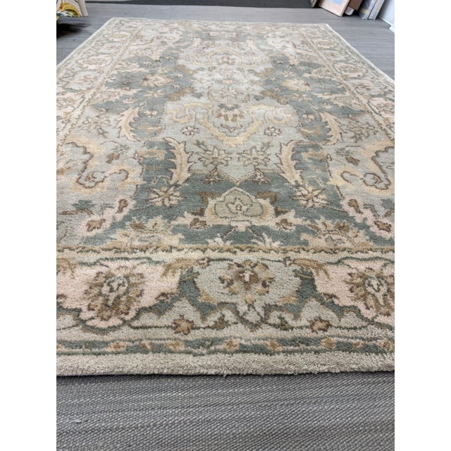 5ft X 8ft Pottery Barn Thyme Area Rug For Sale - Image 11 of 12