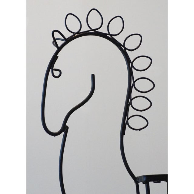 Frederick Weinberg Frederick Weinberg Pony Bar Cart For Sale - Image 4 of 5