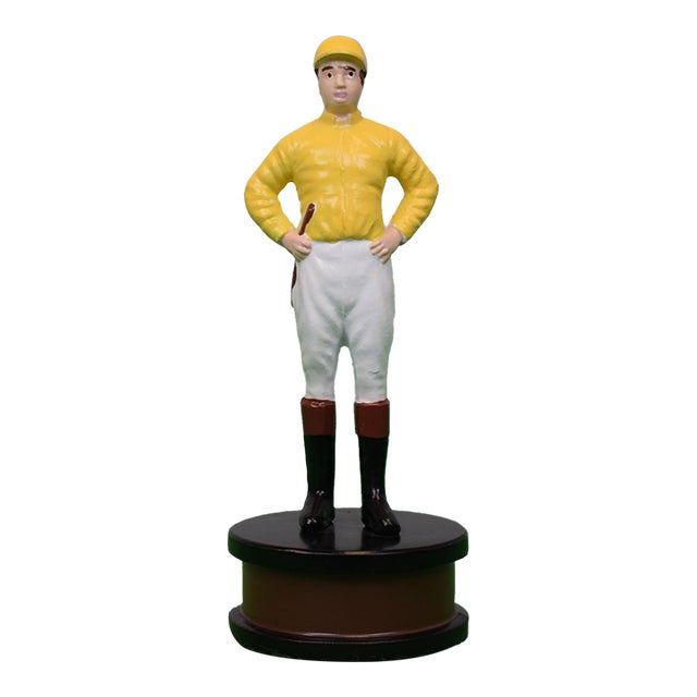 Mid 20th Century The "21 " Club Yellow Jockey Bottle Opener For Sale