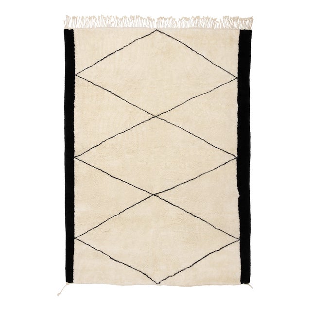 Hand-Knotted Wool Rug by Azele Studio For Sale