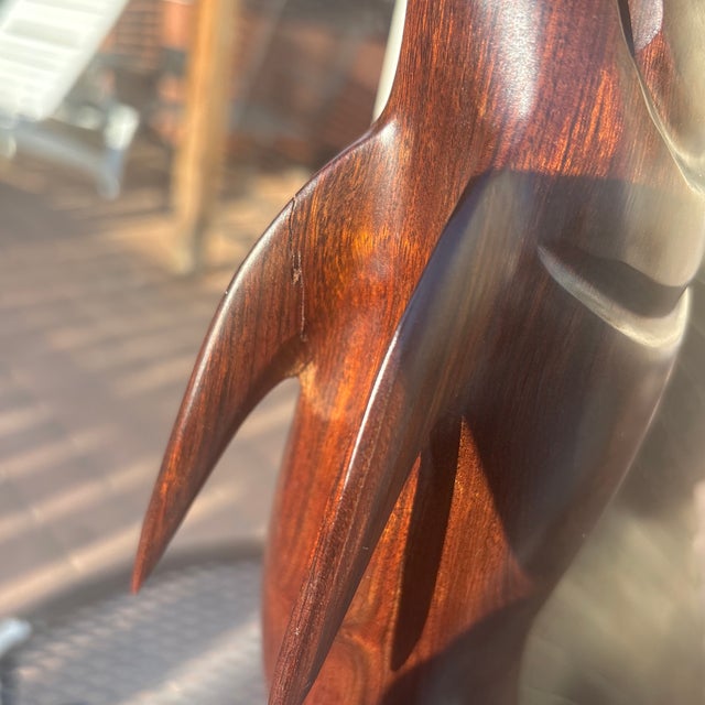 MCM Vintage Hand Carved Sailfish or Marlin made of Ironwood by native craftsmen. This is the very best carving I have ever...