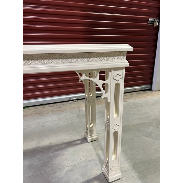 1990s Palm Beach Chinese Chippendale/Pagoda Console Table For Sale - Image 17 of 18