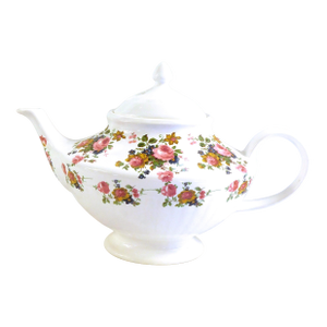 1940s Arthur Wood Floral Teapot