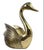 Brass Large Vintage Brass Swan Planters - A Pair For Sale - Image 8 of 8