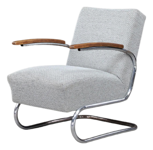 Bauhaus Cantilever Armchair in Tubular Steel from Thonet, 1930s
