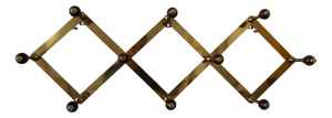 AT4 Fisarmonica Coat Rack in Bakelite and Brass by Luigi Caccia Dominioni for Azucena, 1955