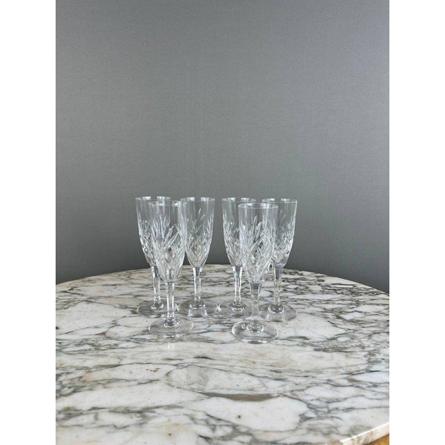 20th Century Crystal Chantilly Glassware Service from Saint Louis, Set of 26 For Sale - Image 6 of 9