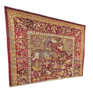 Antique 18th Century Tabriz Rug For Sale
