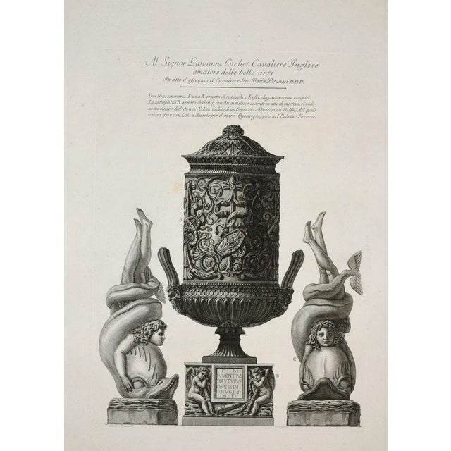 Due Urne Cinerarie - Etching - 1778 1778 For Sale - Image 3 of 4