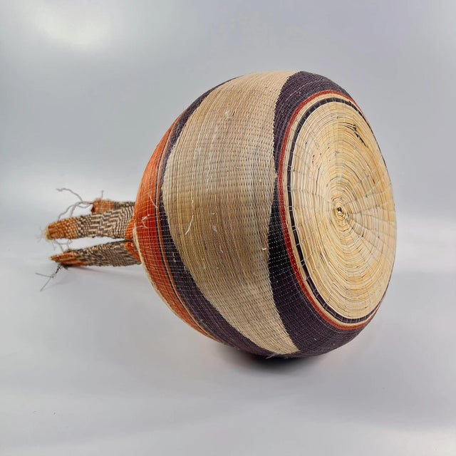 Textile Early 20th Century Tutsi Basket Rwanda For Sale - Image 7 of 8