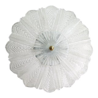 Bologna, Italian Murano Glass Ceiling Light or Flush Mount, 1980s For Sale