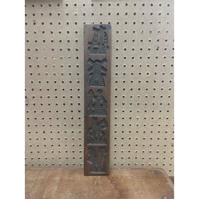 Commonly Used For Specula-as or Ginger Bread Creation. Nice Rustic aging on the Wood. Backing has Hole and Stoppers, ready...