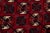 1920s Red Antique Handmade Persian Turkmen Wool Rug With Geometric Motif For Sale - Image 4 of 7