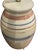 Pair of vintage Ethan Allen ceramic table lamps featuring a classic gourd-form silhouette with a beautiful crackle...