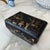 Antique Chinese Export Black Lacquered Tea Caddy For Sale - Image 4 of 5