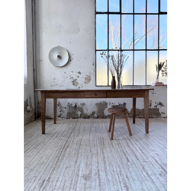 Vintage Farmhouse Table in Pine, 1950s For Sale - Image 6 of 18