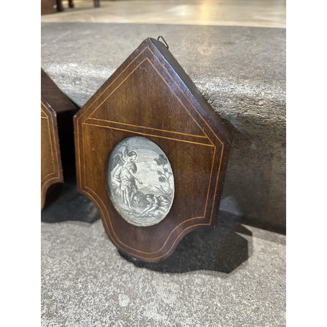 Decorative Temple Frame Prints, 1800s, Set of 2 For Sale - Image 4 of 6