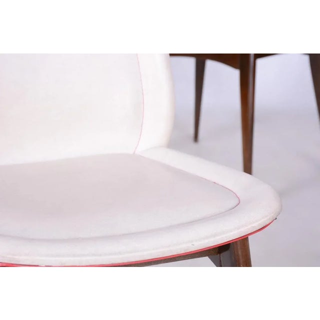 Art Deco Dining Chairs attributed to Jules Leleu, France, 1940s, Set of 6 For Sale - Image 3 of 11