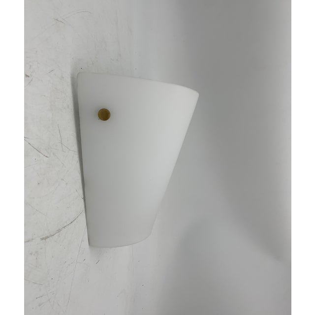 1960s Glass Wall Lights, Italy, 1960s, Set of 2 For Sale - Image 5 of 6