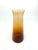 Mid-Century Modern 1980s Mid Century Amber Glass Vase For Sale - Image 3 of 12