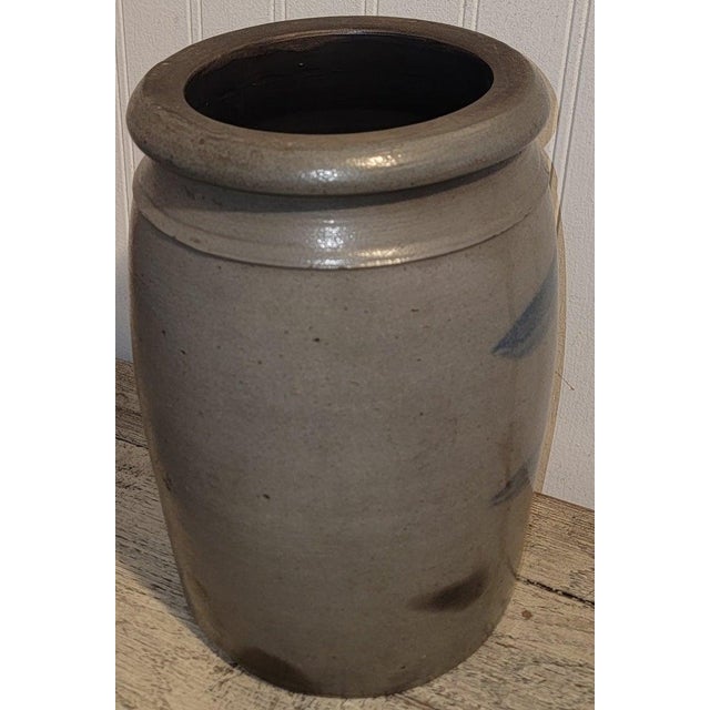 19thc stoneware crock pottery. hand made and hand painted. All original, some bakers marks are visible on the pottery but...