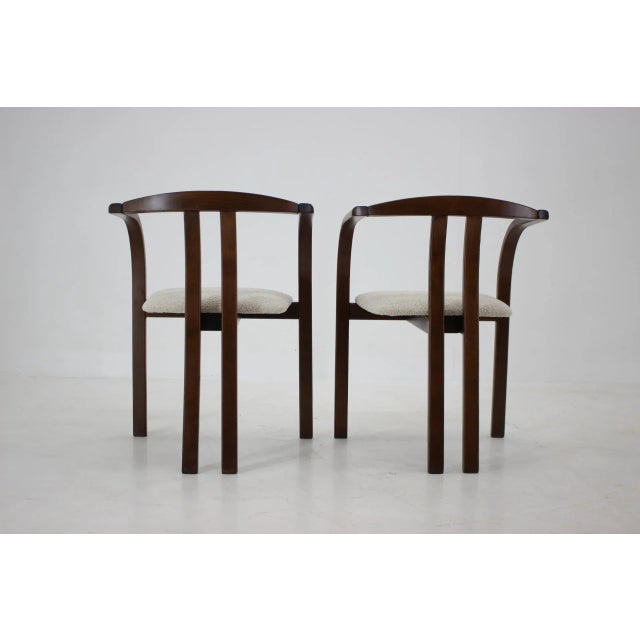 Dining or Side Chair in Cream Bouclé Fabric from TON, 1980s For Sale - Image 6 of 9