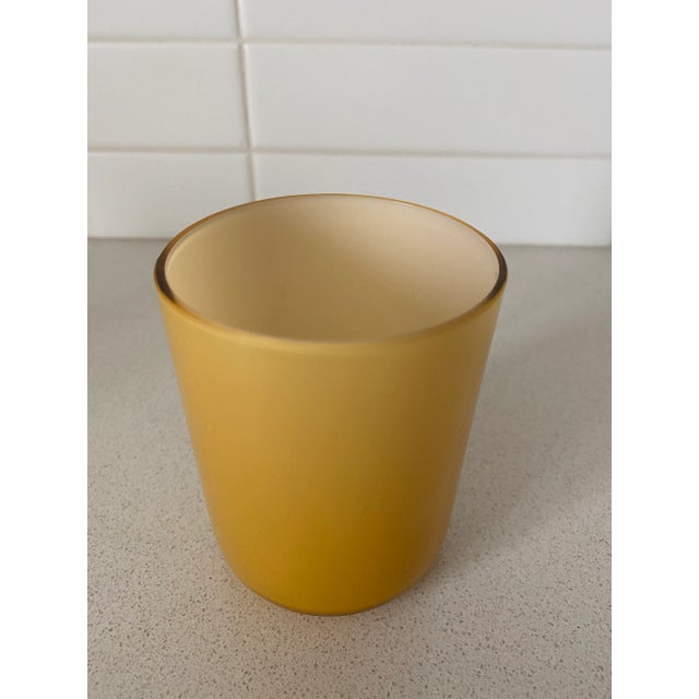 Mid 20th Century Mid-Century Murano Cased Glass Set, Glasses and Vase - 3 Pieces For Sale - Image 5 of 6