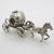 Vintage Italian Handmade Genuine Silver Cinderella Carriage Figurine by Arpa Silversmith, 1970s For Sale - Image 4 of 11