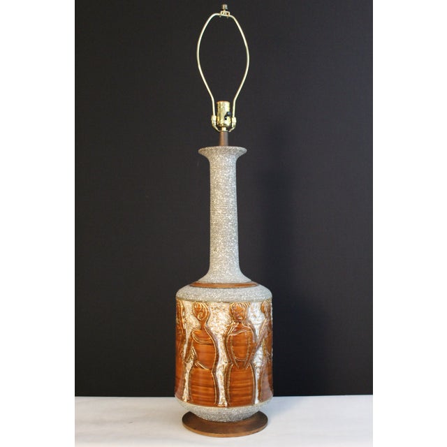 Mid 20Th Century Aldo Londi Influence Table Lamp For Sale - Image 10 of 17