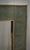 Metal Mid-Century Italian Murano Green Art Glass and Brass Console Wall Mirror For Sale - Image 7 of 11