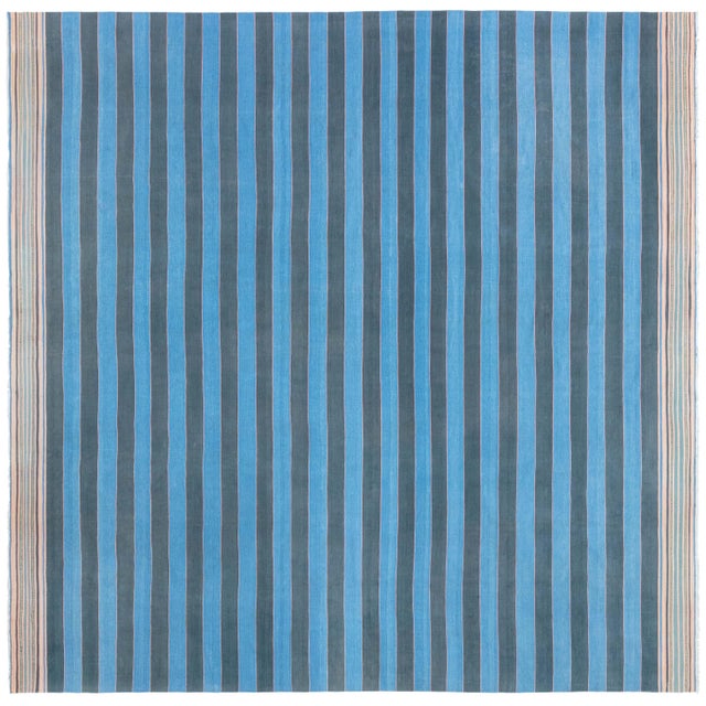 Vintage Indian Dhurrie Rug Doris Leslie Blau For Sale