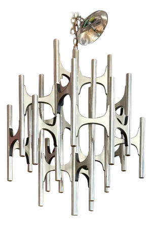Late 20th Century Gaetano Sciolari Chandelier