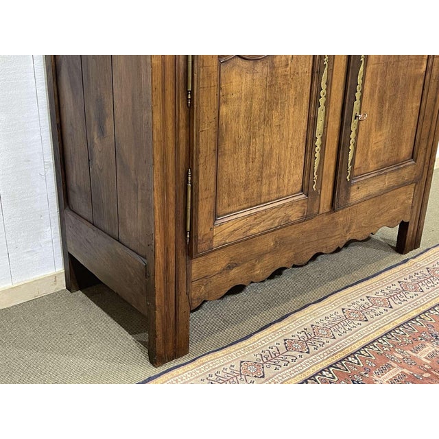 Brown Breton 4-Door Sideboard in Chestnut, 19th Century For Sale - Image 8 of 17
