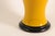 Mid 20th Century Japanese Yellow Glazed Pottery Table Lamp For Sale - Image 5 of 7