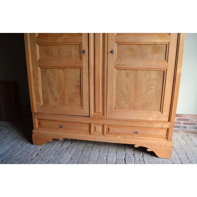 Large Antique Ash Cabinet For Sale - Image 5 of 11