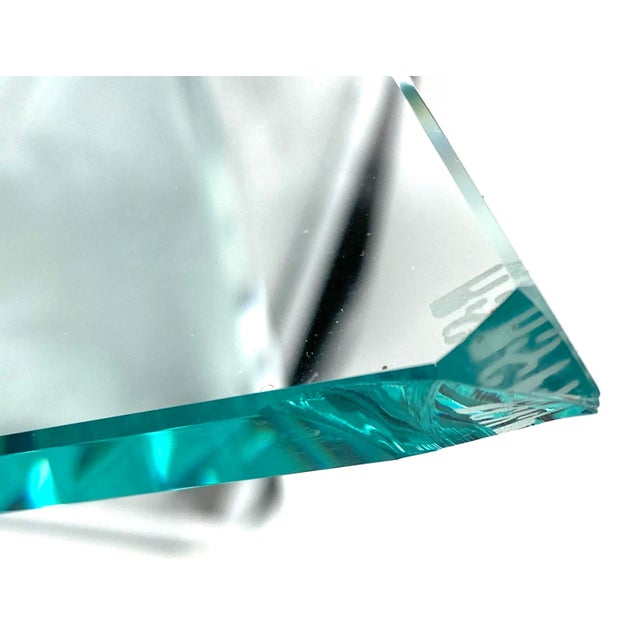 Postmodern Molded Glass Bowl / Centerpiece, Rsvp Italy 1980s For Sale - Image 12 of 12