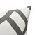 Mid-Century Modern Schumacher Zimba 20" Pillow in Charcoal & White For Sale - Image 3 of 3